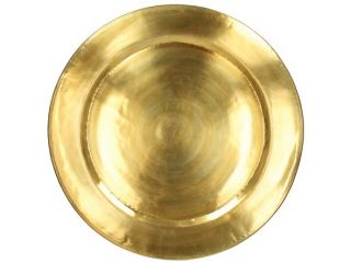 Plate Ortisei gold Ø67cm