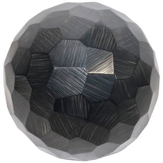 Decoratiebeeld Trebbia bal L zwart