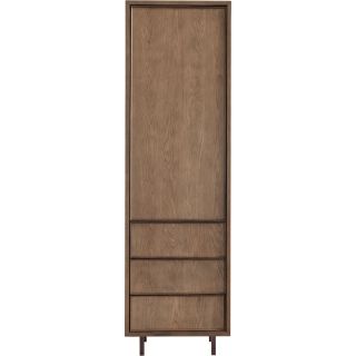 Opbergkast Calvo 202x060x040 cm bruin 3 lades