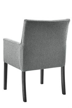 Eetkamerstoel met armleuning Avanza grijs