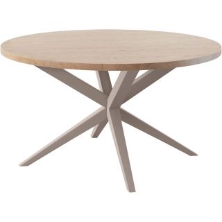 Eettafel Mascaro 140 cm rond misty oak