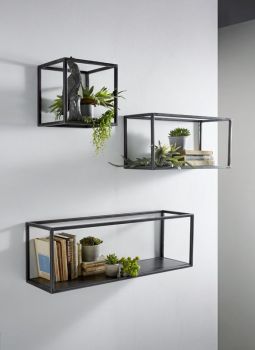 Wandrek Carpino 60cm metaal