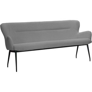 Eetkamerbank Lembo 190 cm grijs