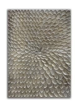 Wandornament Pictura 60x80 cm rechthoekig grijs