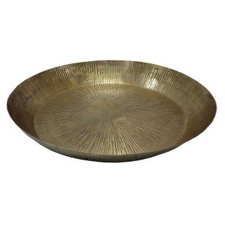 Decoratieschaal Lomnato goud 50 cm rond