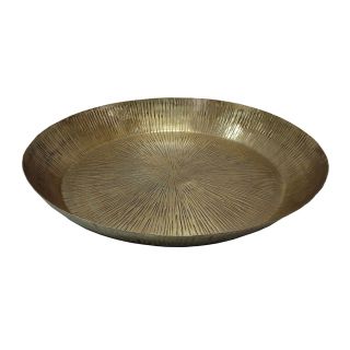 Decoratieschaal Lomnato goud 46 cm rond