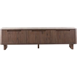 Tv-meubel Tondato 210 cm bruin acaciahout