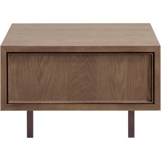 Salontafel Calvo bruin 64x64 cm vierkant