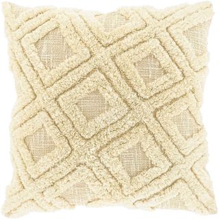 Sierkussen Foglia 45x45cm dessin 5 naturel