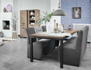 Eettafel Hevano eikenhout 160x90 cm rechthoekig