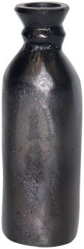 Vaas Duino 4x4x13 cm zwart