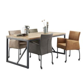 Eettafel Ricardi 140x85 cm rechthoekig mango