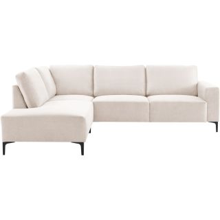 Hoekbank links Fabria beige basic comfort