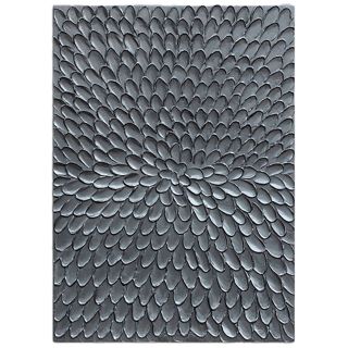 Wandornament Pictura 60x80 cm rechthoekig zilver