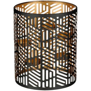 Theelichthouder Mezzoldo S zwart