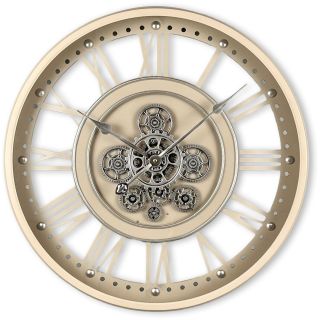 Klok Nimar metaal rond 60cm taupe open dessin 44