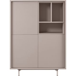 Opbergkast Famosa grijs 136x102x45 cm