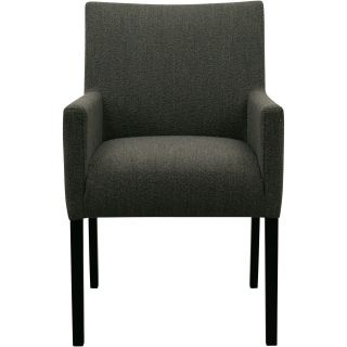 Eetkamerstoel met armleuning Avanza bouclé grijs