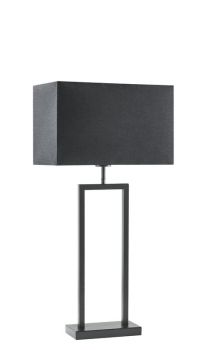 Tafellamp Tarante (lampvoe h55) mat zwart