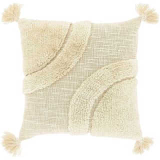 Sierkussen Foglia 45x45cm dessin 9 naturel