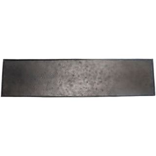 Decoratieschaal Trebbia 15x60 cm rechthoekig zwart