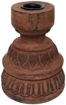 Kandelaar Alessano bruin small