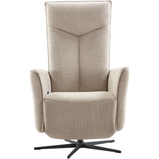 Relaxfauteuil Seduto microvezel beige