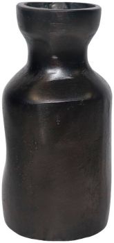 Vaas Duino 7x6x15 cm zwart