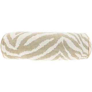 Sierkussen Foglia 15x45cm rol lichtgrijs