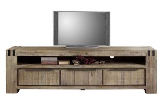 TV-meubel Bassano (200 Cm) acaciahout rough warm grey