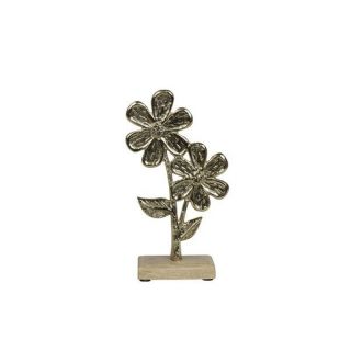 Ornament Toricella bloem astra S goud