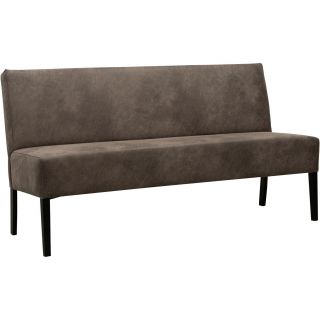 Eetkamerbank Avanza 170 cm microleder donkergrijs
