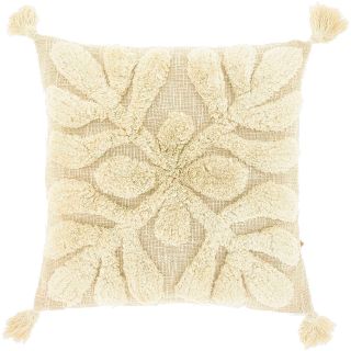 Sierkussen Foglia 45x45cm dessin 1 naturel