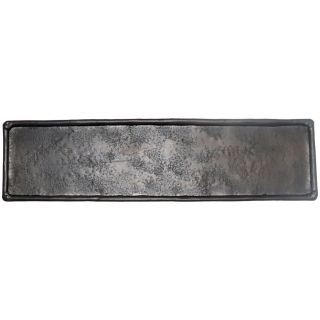 Decoratieschaal Trebbia 7,5x28 cm rechthoekig zwart