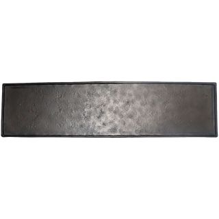 Decoratieschaal Trebbia 15x40 cm rechthoekig zwart