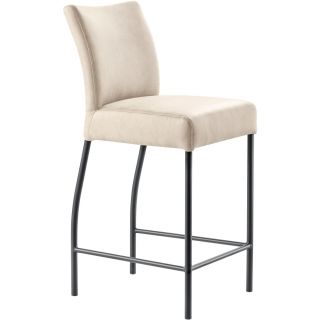 Barkruk Sessione microvezel beige