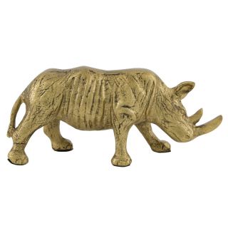 Ornament Trissino neushoorn goud
