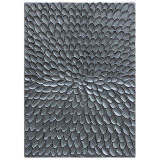 Wandornament Pictura 80x120 cm rechthoekig zilver