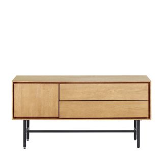 TV-meubel Belvio 125 cm light oak