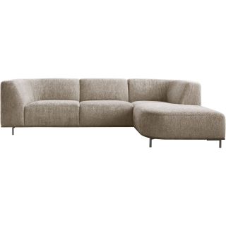 Hoekbank rechts Pantini taupe supreme comfort