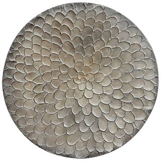 Wandornament Pictura 80 cm rond grijs