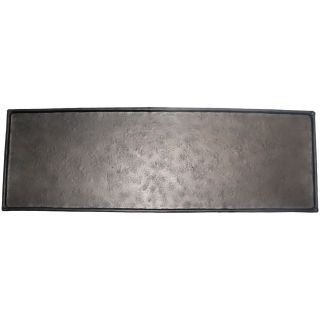 Decoratieschaal Trebbia 20x80 cm rechthoekig zwart