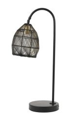 Tafellamp Marola zwart goud 60x23 cm