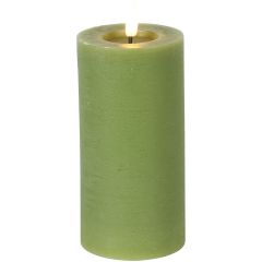 Stompkaars Benevento Led 15 cm hoog groen