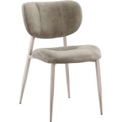 Eetkamerstoel Gomba velvet beige