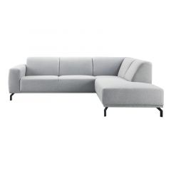 Hoekbank Bellanti HR visco zitting ash grijs