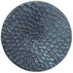 Wandpaneel Pictura 80 cm rond zilver