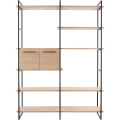 Wandkast Sistema 226x166x45 cm misty oak