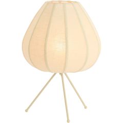 Tafellamp Moscito ecru linnen 1-lichts