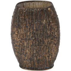 Decoratievaas Mingardo S brons ovaal